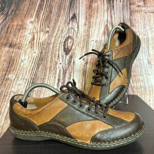 BOC Born Concept Leather Lace Up Sneakers Womens Sz 11